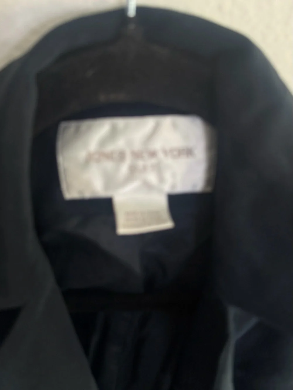 Jones New York Black Single-Breasted Blazer